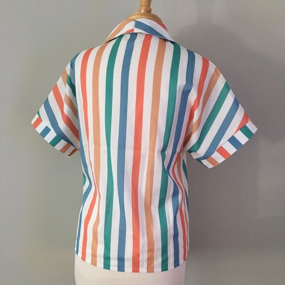 Striped Courrier Button Down - Picture 7 of 11